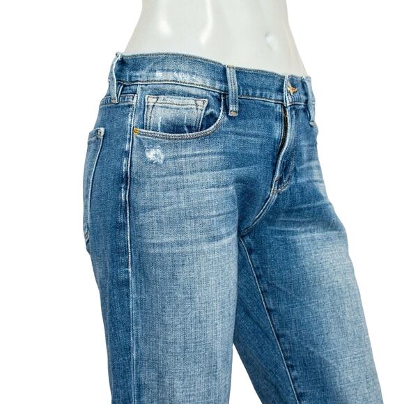 FRAME Denim Le Garcon Jeans ankle Zip Melbourne Blue Size 26 - Picture 10 of 12